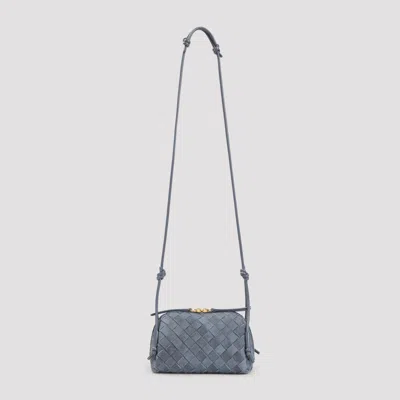 Bottega Veneta Mini Pouch Handbag In Blue