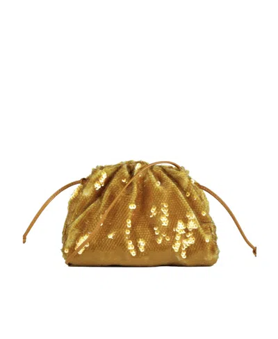 Bottega Veneta Mini Pouch Shoulder Bag In Brown