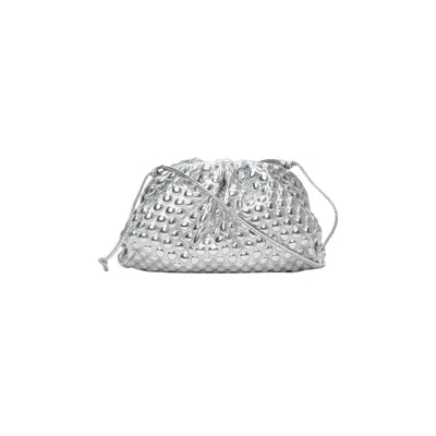 Pre-owned Bottega Veneta Mini Pouch 'silver' | Women's Size Onesize