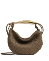 Bottega Veneta Mini Sardine Bag In Brown/gold