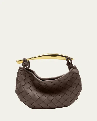 Bottega Veneta Mini Sardine Bag In Taupe Grey