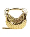 Bottega Veneta Mini Sardine Leather Crossbody Bag In Gold