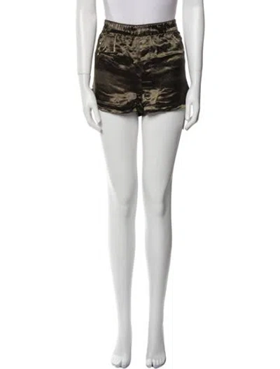 Pre-owned Bottega Veneta Mini Shorts In Green