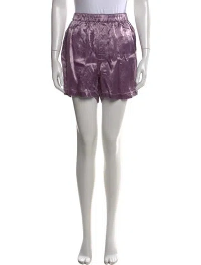 Pre-owned Bottega Veneta Mini Shorts In Purple