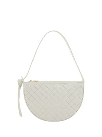 Bottega Veneta Mini Shoulder Bag In White/gold