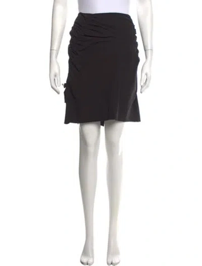 Pre-owned Bottega Veneta Mini Skirt In Black