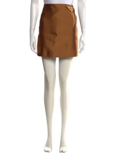 Pre-owned Bottega Veneta Mini Skirt In Neutrals