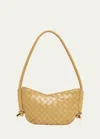 Bottega Veneta Mini Solstice Hobo Bag In Fondant
