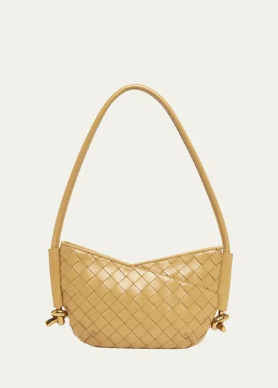 Bottega Veneta Mini Solstice Hobo Bag In Yellow