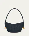 Bottega Veneta Mini Solstice Hobo Bag In Shadow