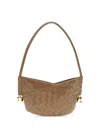 Bottega Veneta Women Mini Solstice Shoulder Bag In Brown