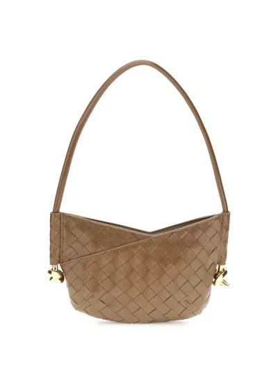 BOTTEGA VENETA MINI SOLSTICE NOCCIOLA TOTE