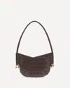 Bottega Veneta Women Mini Solstice Shoulder Bag In Brown
