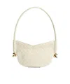 Bottega Veneta Solstice Intrecciato Baby Leather Shoulder Bag In Nude