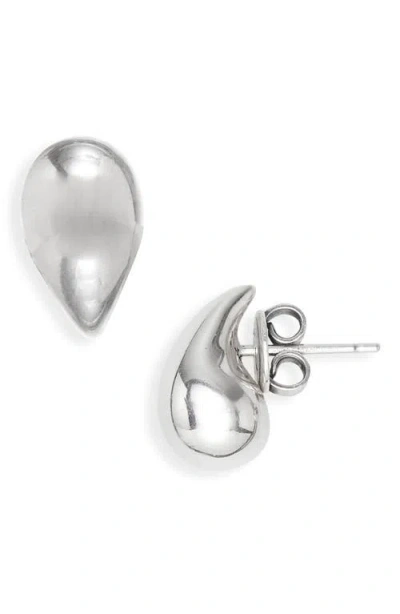 BOTTEGA VENETA BOTTEGA VENETA MINI STERLING SILVER DROP EARRINGS