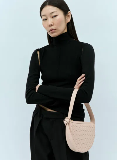 ショルダーバッグ・ポシェット Bottega Veneta Light Pink Leather Mini Sunris 216769555_pink_fr.jpg?ts=