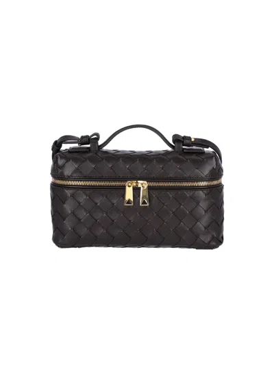 Bottega Veneta Mini Vanity Bag "bang Bang" In Brown