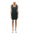 Bottega Veneta Mini Vest Dress In Black