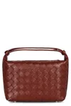 Bottega Veneta Women Wallace Leather Shoulder Bag With Intrecciato Motif
