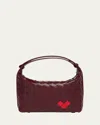 Bottega Veneta Mini Wallace Bag In Barolo
