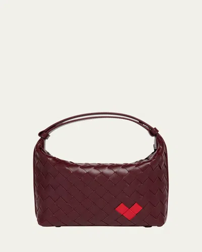 Bottega Veneta Mini Wallace Bag In Barolo