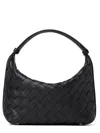Bottega Veneta Mini Wallace Handbag In Black