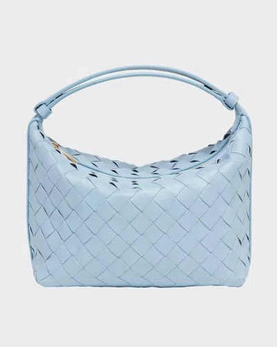 Bottega Veneta Mini Wallace Bag In Gold