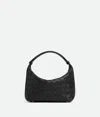 Bottega Veneta Mini Wallace Bag In Black