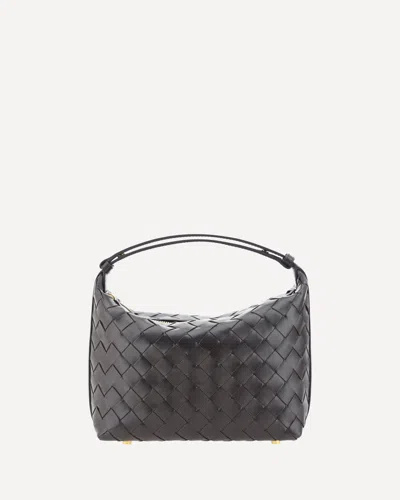 Bottega Veneta Mini Wallace Handbag In Brown