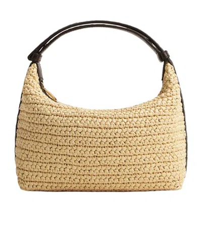 Bottega Veneta Wallace Mini Shoulder Bag In Natural Fondant