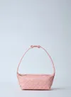 Bottega Veneta Women Mini Wallace Handbag In Pink