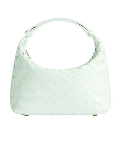 Bottega Veneta Mini Wallace Handbag In White