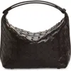Bottega Veneta Mini Wallace Shoulder Bag In Fondant/ Gold