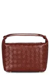 Bottega Veneta Mini Wallace Leather Shoulder Bag In Brown