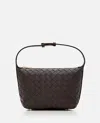 Bottega Veneta Mini Wallace Leather Shoulder Bag In Brown