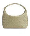Bottega Veneta Mini Wallace Intrecciato Leather Shoulder Bag In Nude