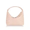 Bottega Veneta Wallace Small Intrecciato Leather Shoulder Bag In Nude