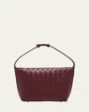 Bottega Veneta Mini Wallace Top Handle Bag In Barolo