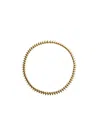 Bottega Veneta Miniature Droplet Shaped Necklace In Yellow