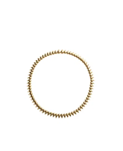Bottega Veneta Miniature Droplet Shaped Necklace In Yellow