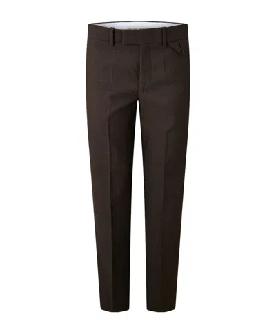 Bottega Veneta Minimalist Straightleg Trousers In Black