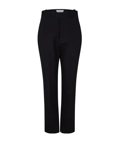 Bottega Veneta Minimalist Straightleg Trousers In Black
