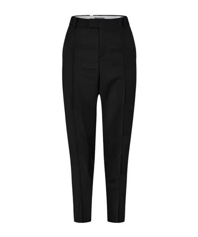 Bottega Veneta Minimalist Straightleg Trousers In Black