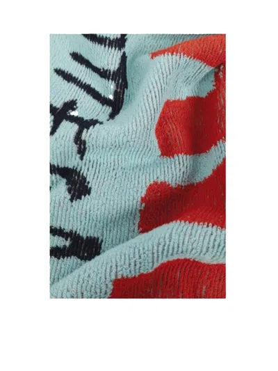 Bottega Veneta Mint Red Navy Sea Clothing In Multi
