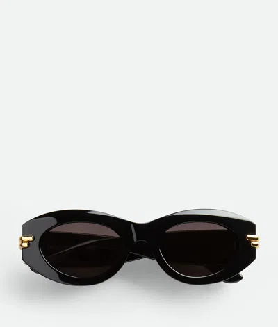 BOTTEGA VENETA MITRE OVAL SUNGLASSES