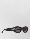 Bottega Veneta Mitre Rectangular Sunglasses In Black