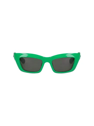 Bottega Veneta 'mitre' Sunglasses In Verde