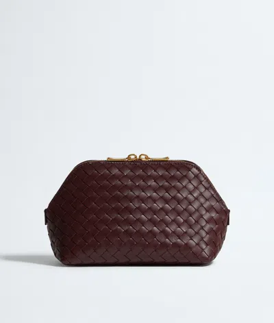Bottega Veneta Medium Cosmetic Pouch In Brown