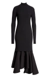 Bottega Veneta Long Dress In 1000 Black