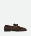 Bottega Veneta Suede Astaire Loafers In Brown